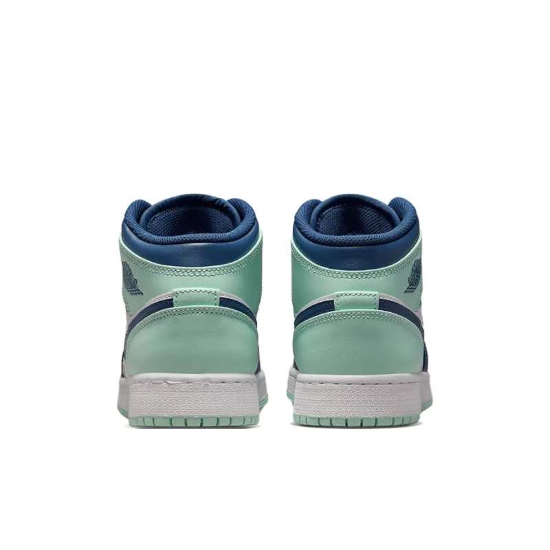 Jordan 1 Mid Mystic Navy Mint Foam GS-4