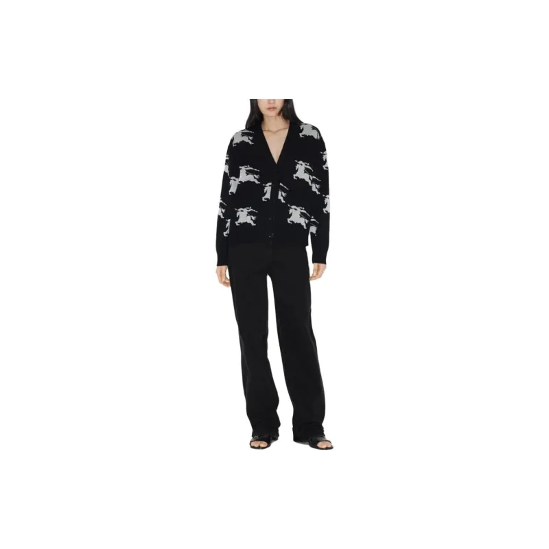 Burberry Ekd Intarsia knit Cardigan-1