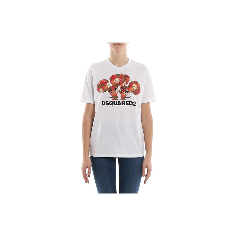 DSQUARED 2 T Shirts Women's White-2