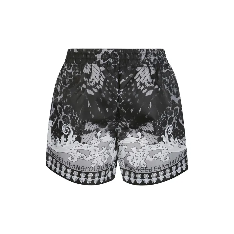 VERSACE JEANS COUTURE Baroque Print Drawstring Shorts-1
