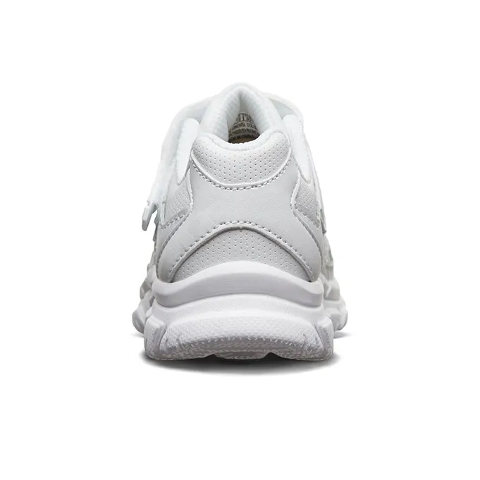 Skechers Tough Tra Slip Resistant Cushioning Wear Resistant Breathable Low Top Running Shoes White Teenagers-3