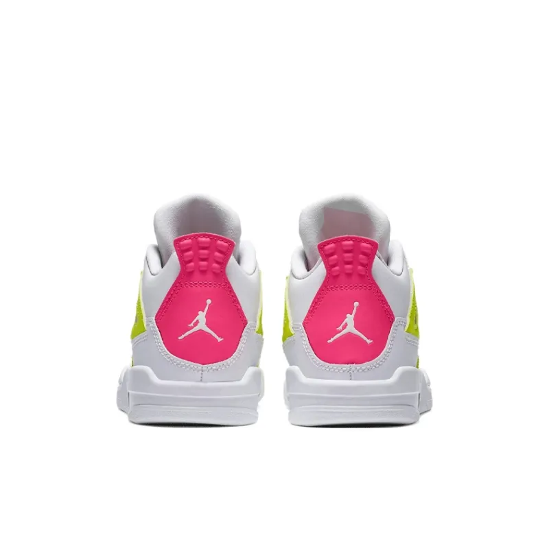 Jordan 4 Retro White Lemon Pink PS-4