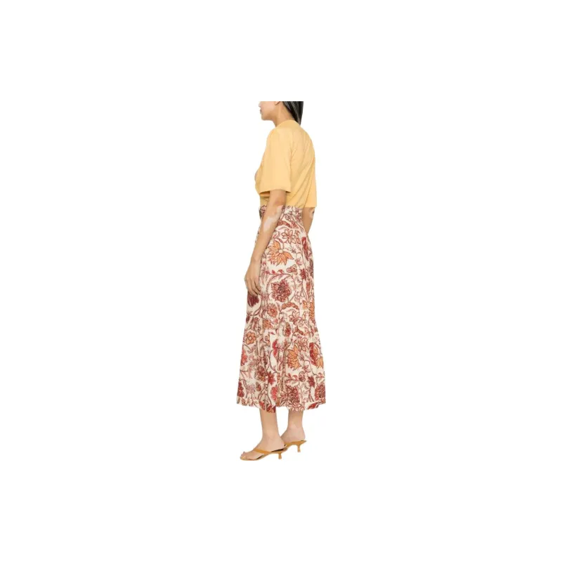 Zimmermann Vitali Frill-hem Midi Skirt-3