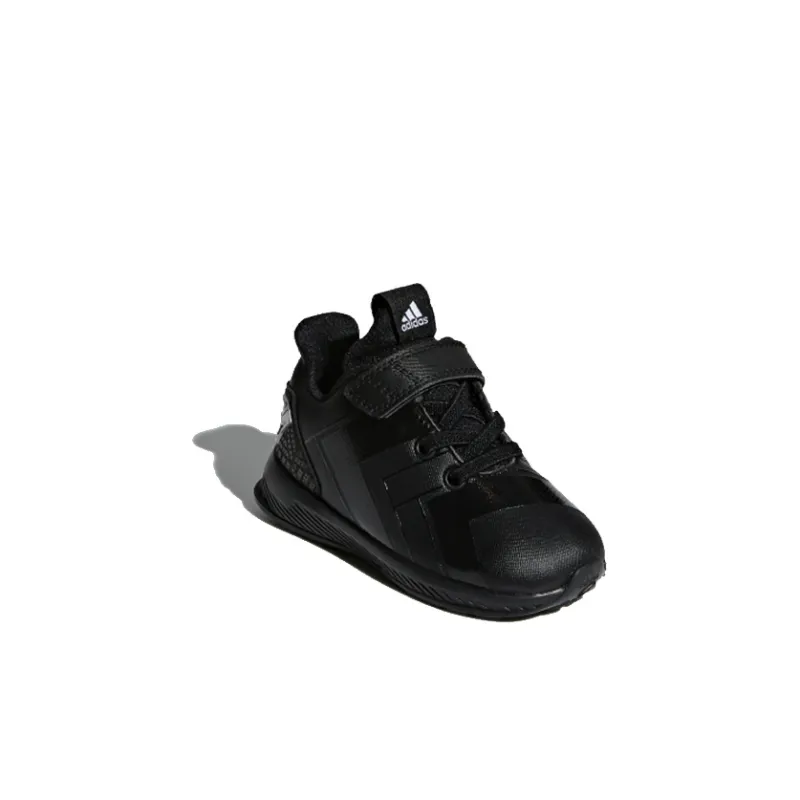 Adidas Avengers I Cushioning Abrasion Resistant Breathable Low Top Toddler Shoes Black Infant And Toddler-2