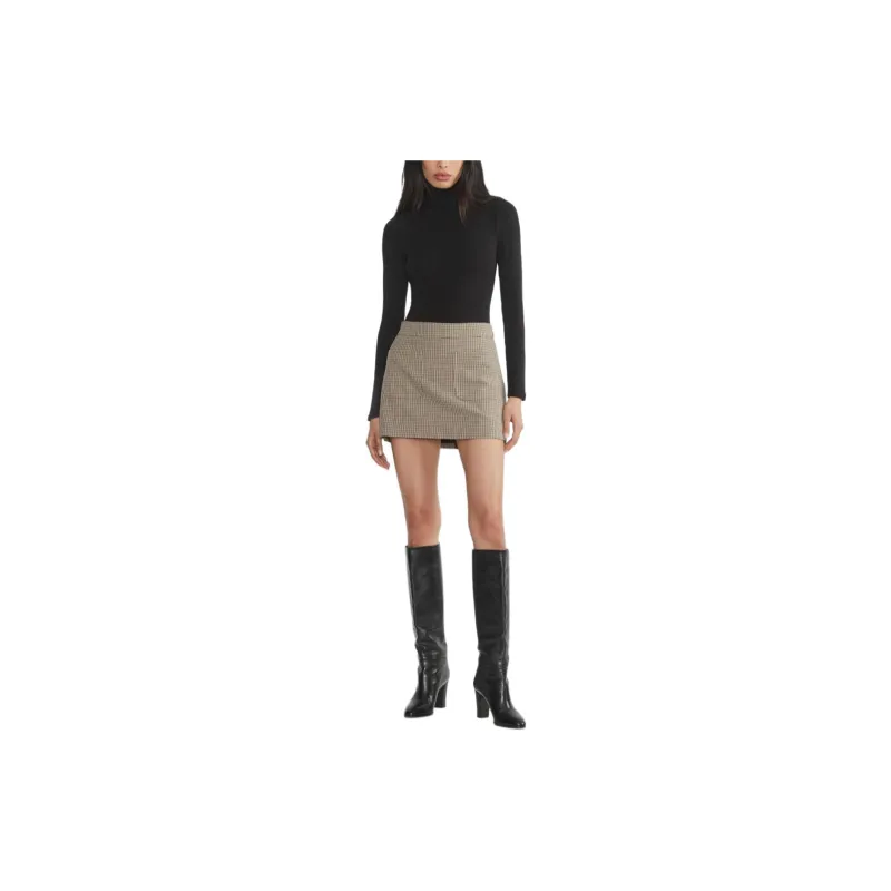 ARITZIA FW24 Wilfred Ardor Skirt Casual Short Skirts Women's Bertie Tn Khak CIG/Khaki-2