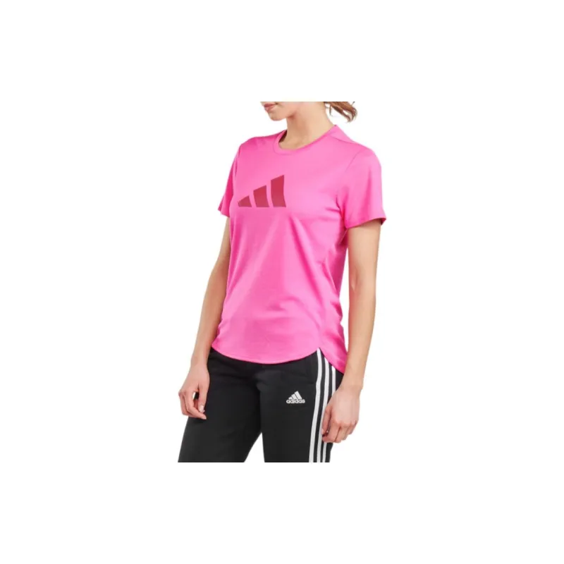Adidas T-Shirts Women's Rose Red-3