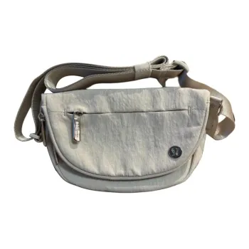 Lululemon Nylon Shoulder Bag, Crossbody Bag Regular Unisex Gray