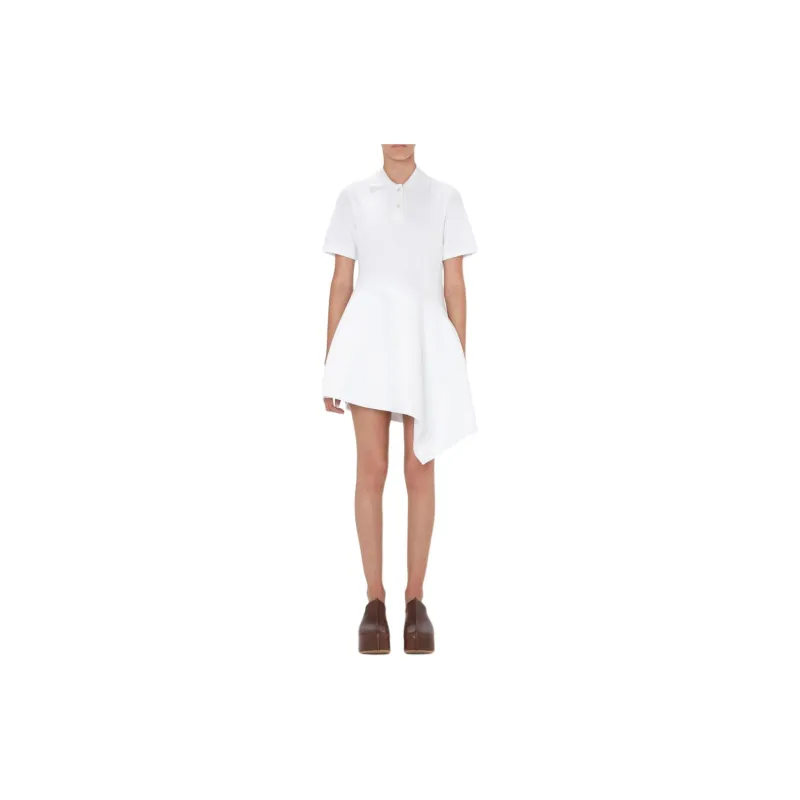 JW Anderson Short Sleeved Asymmetric Polo Dress-3