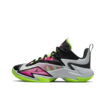 Jordan One Take 3 Russell Westbrook 3 Minimalist Low Top Basketball Shoes Green Red Black Teenagers