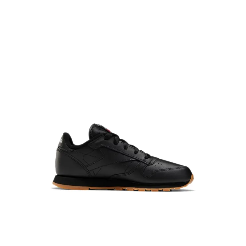 Reebok Reebok Classic  Classic Leather Little Kid 'Black Gum'-1