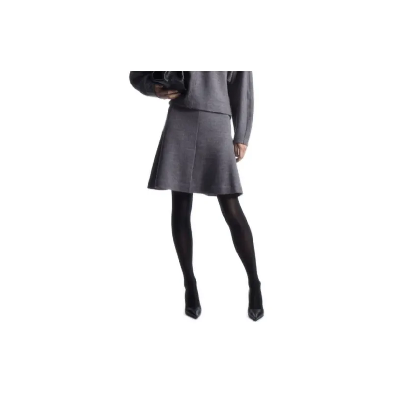 COS Casual Short Skirts Women's Gray-1