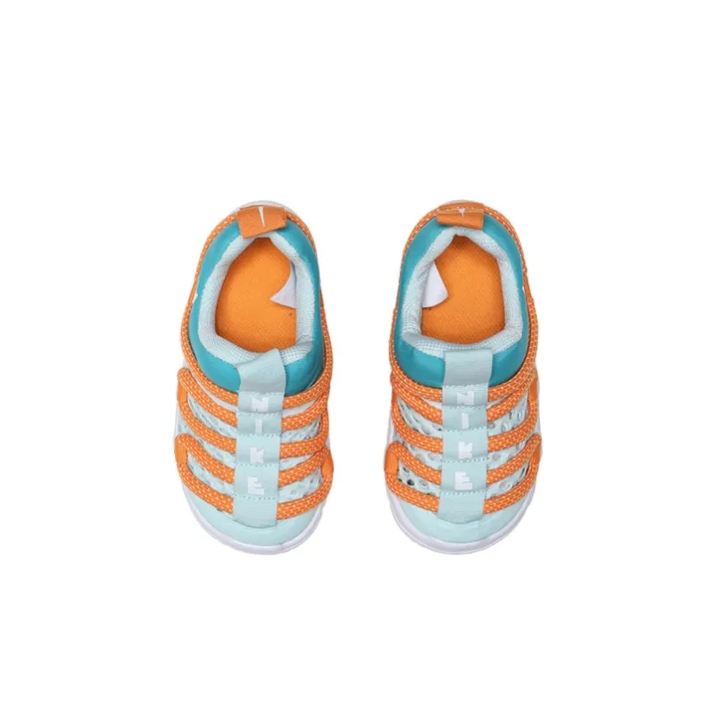 Nike Novice BR Slip-Resistant Cushioning Wear-Resistant Low-Top Toddler Shoes Blue Orange Infant And Toddler-3
