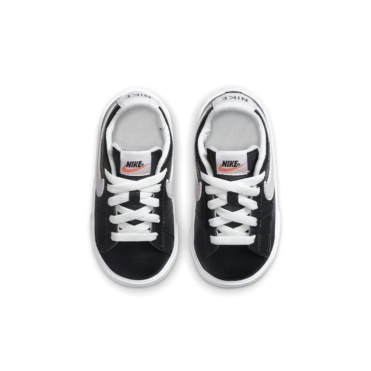 Nike Blazer Low-Top Toddler Shoes Black White Infant And Toddler-3