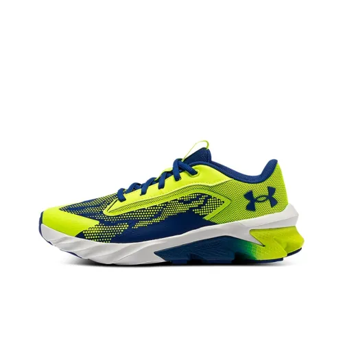 Under Armour Charged Scramjet 4 Anti-Slip And Wear-Resistant Breathable Low-Top Kids' Running Shoes Teenagers