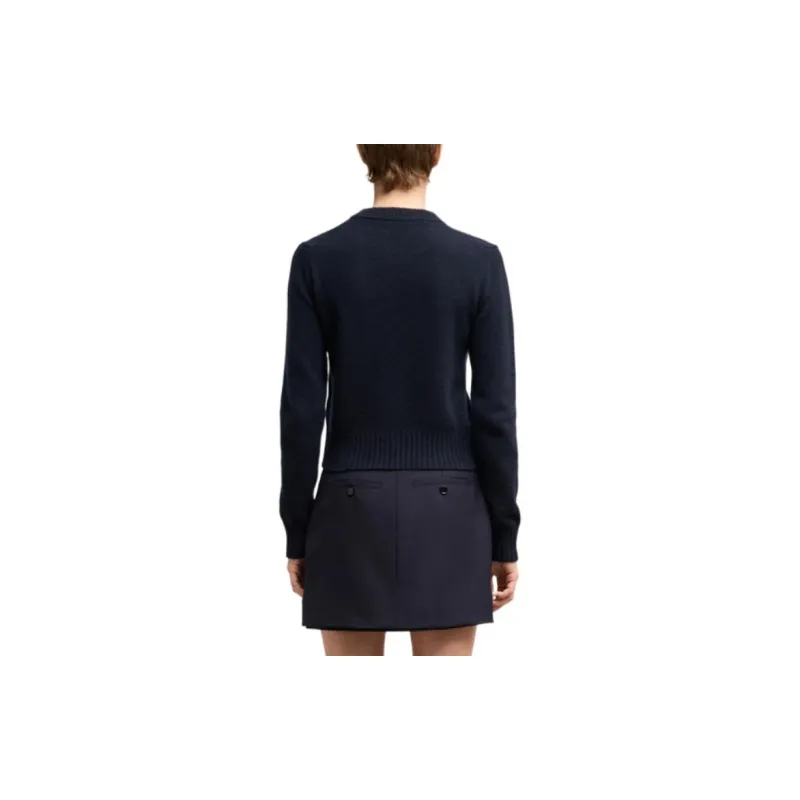 AMIPARIS Paris Ami De Coeur Logo Embroidered Knit Cardigan-2