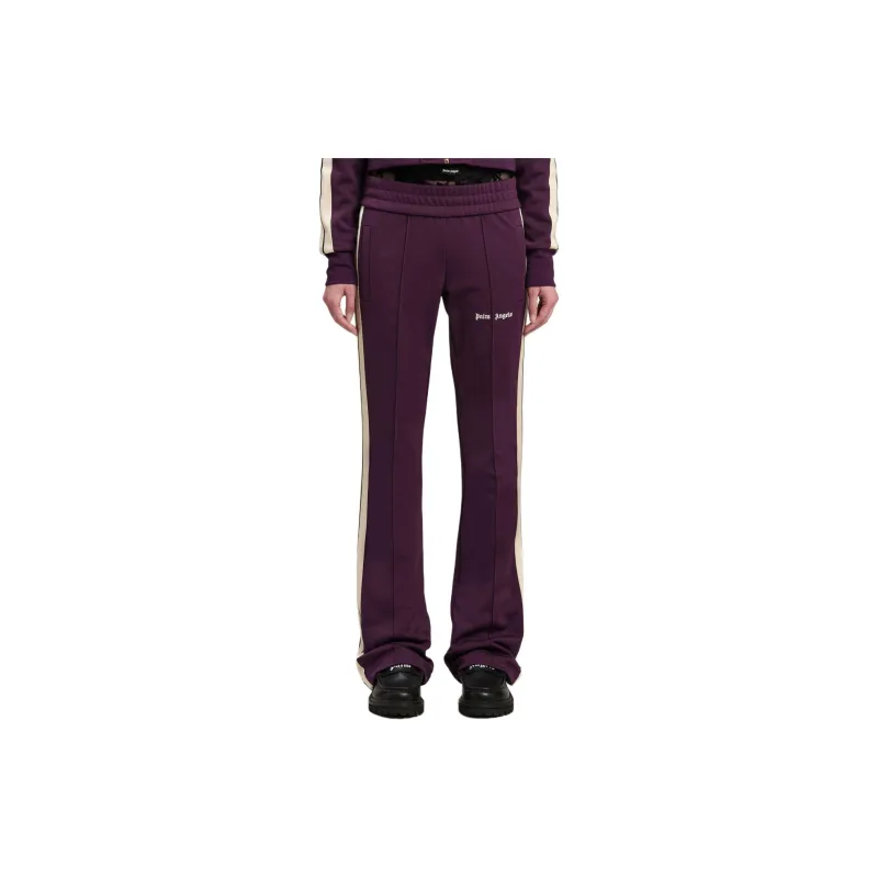 PALM ANGELS Logo Embroidered Side Stripe Detailed Track Pants-1