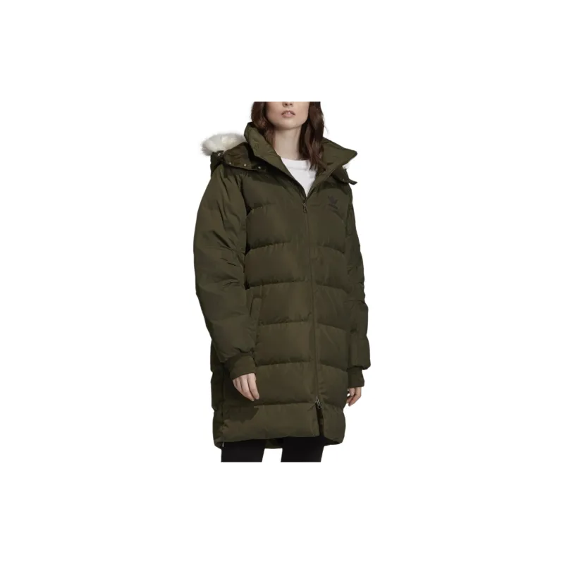 Adidas Originals Down Jackets Women's Night Cargo Green-2