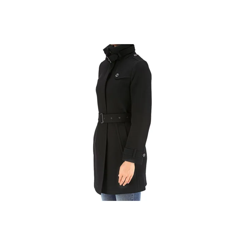 Burberry Trench Coats Women's Black-3