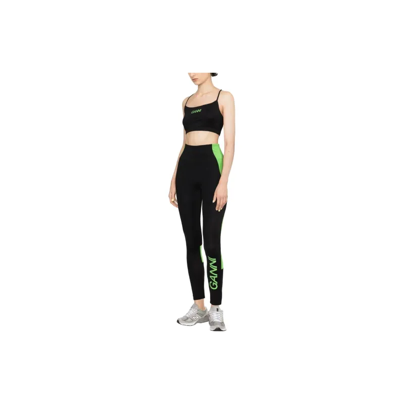GANNI Active Ultra High Waist Tights 'Black'-3