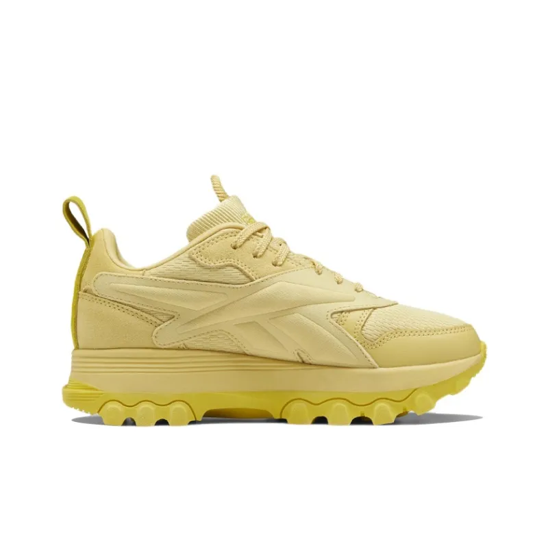 Reebok Cardi B X Classic Leather V2 Big Kid 'Weathered Yellow'-1