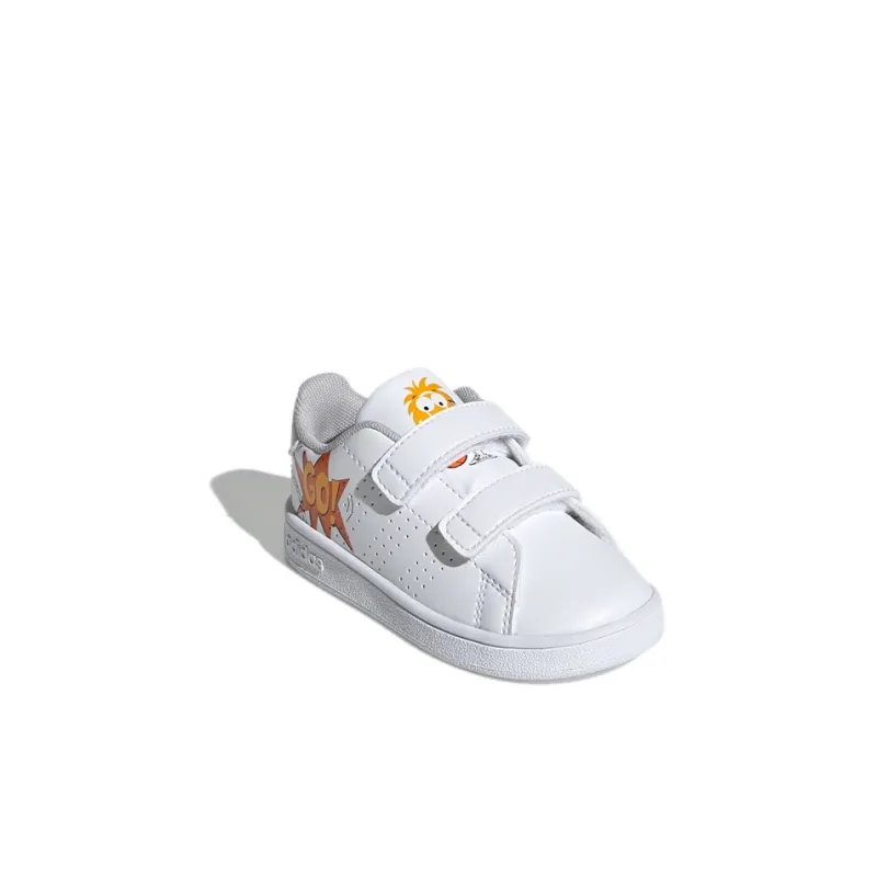 Adidas Neo ADVANTAGE Abrasion Resistant Low Top Toddler Shoes White Infant And Toddler-2