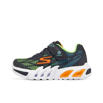 Skechers Flex Glow Elite Slip Resistant Cushioning Abrasion Resistant Low Top Kids Lifestyle Shoes Blue Kids'
