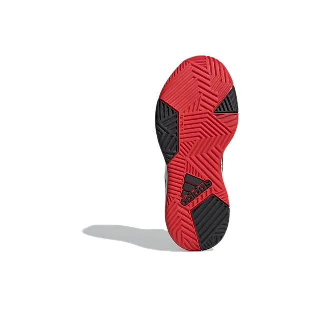 Adidas OwnTheGame 2.0 K Slip Resistant And Breathable Low Top Performance Basketball Shoes Black White Kids'-5
