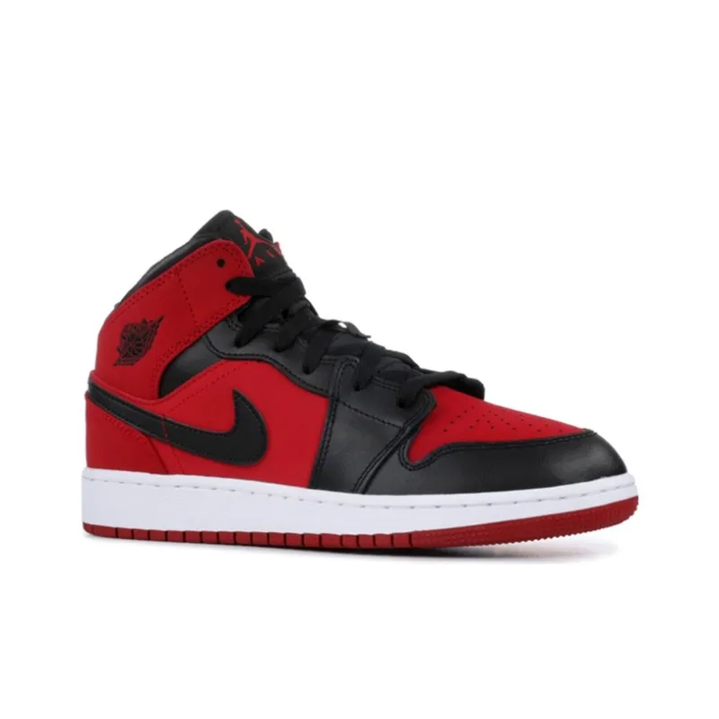 Jordan 1 Mid Gym Red Black GS-3