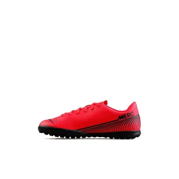 Nike Mercurial Vapor 13 CLUB TF JR Fabric Anti Slip Wear Resistant Low Top Kids' Soccer Shoes Red Black Kids'