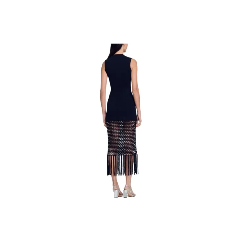 Sandro Crystal embellished Dress-3
