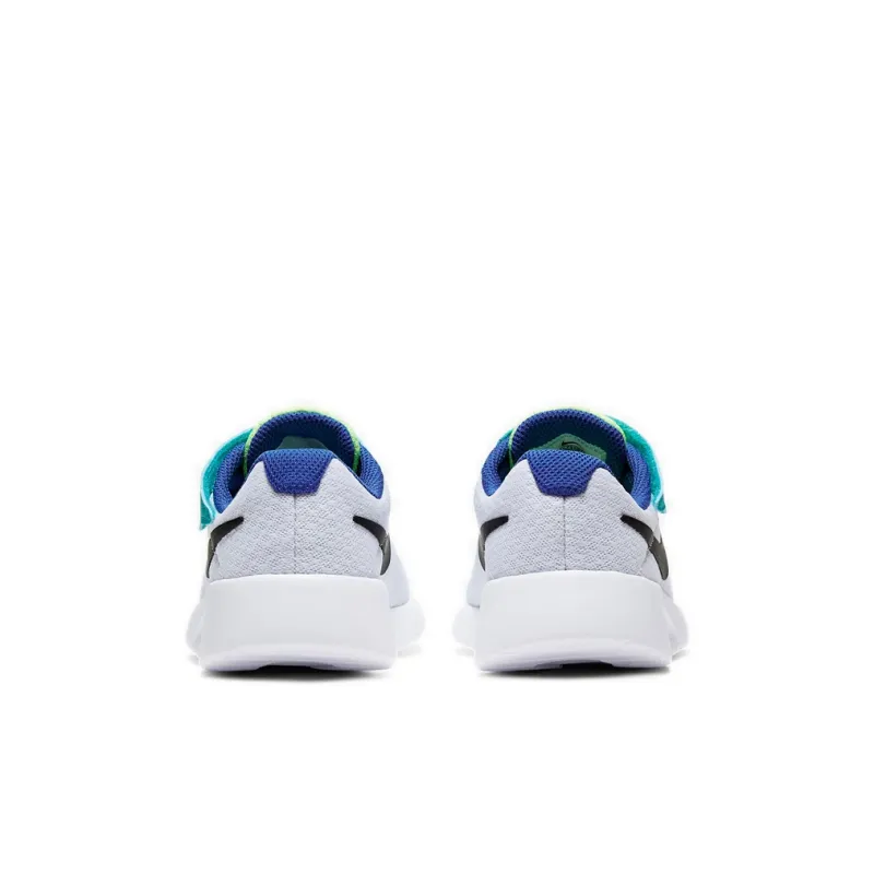 Nike Tanjun Low Top Kids Lifestyle Shoes White Green Children Aged 3 7 Years Old-4
