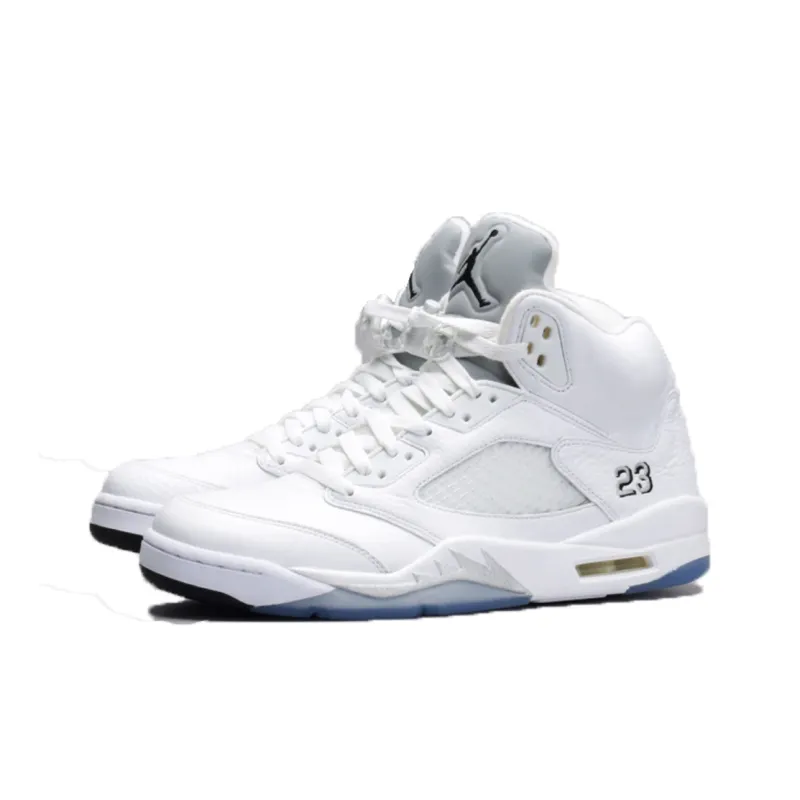Jordan 5 Retro Metallic White 2015 GS-2