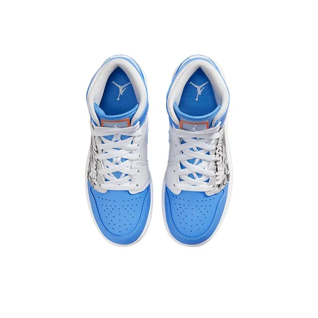 Jordan 1 Mid Sneaker School Game Winner GS-3