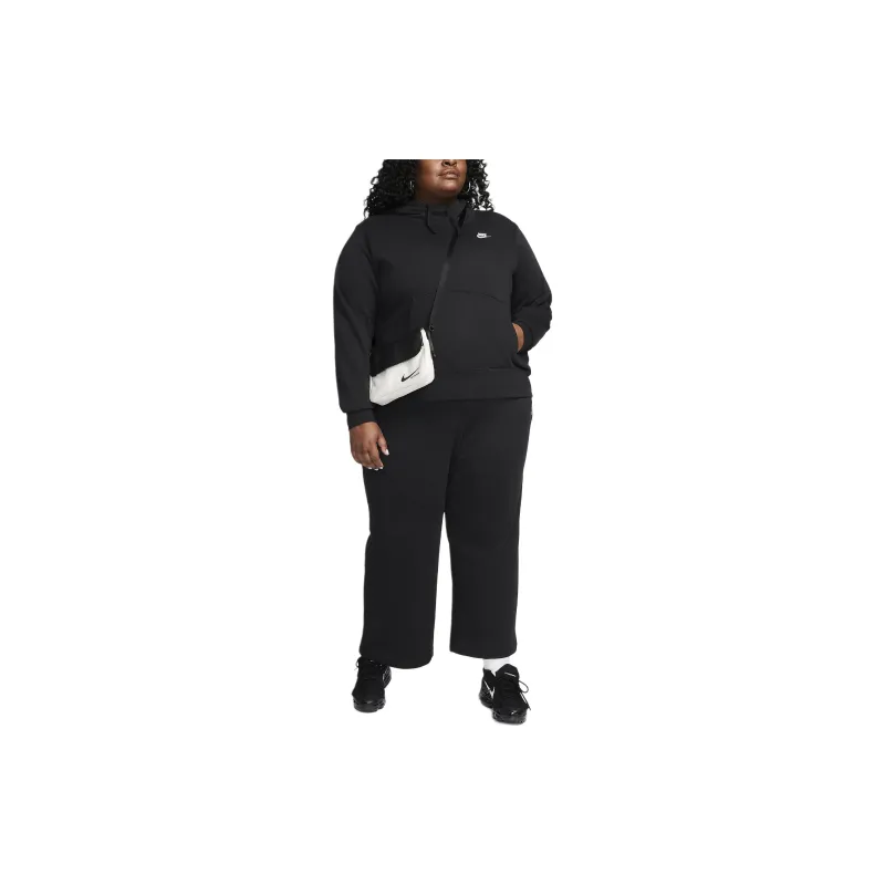 Nike Sportswear Club Fleece Women's Mid-Rise Wide-Leg Sweatpants Plus Size-2