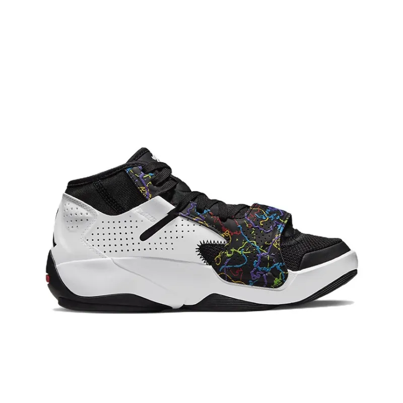 Jordan Zion 2 Noah White Black Multi-Color GS-1