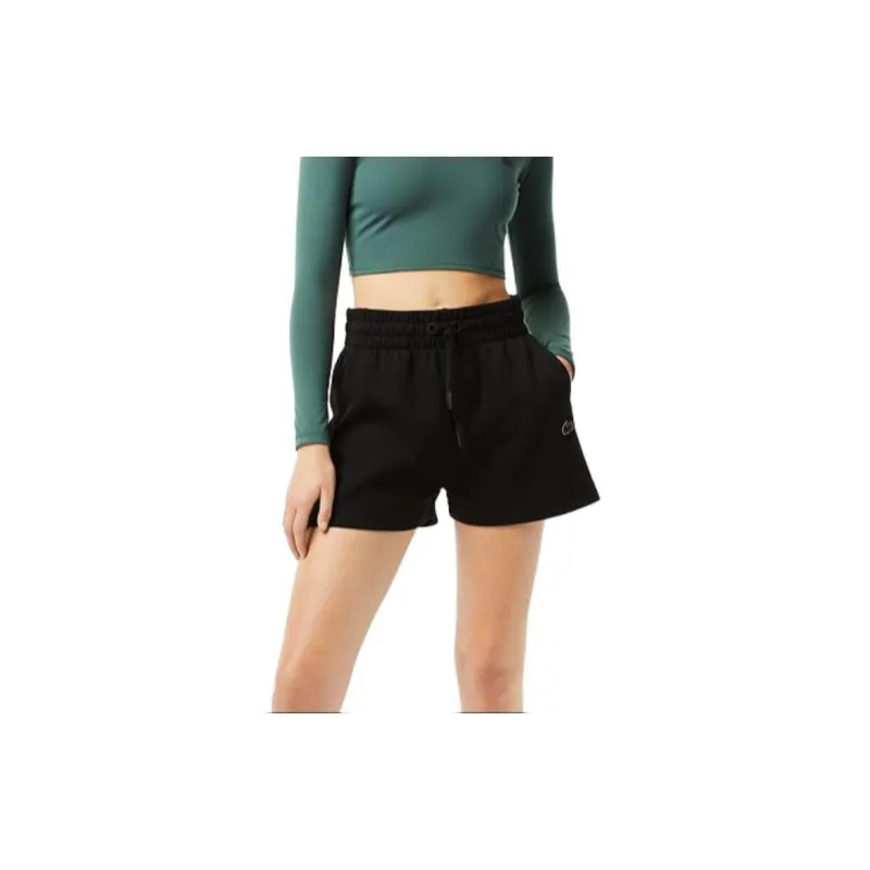 LACOSTE Casual Shorts Women's Black-4