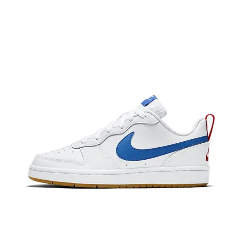 Nike Court Borough Low 2 'White Blue Red' GS