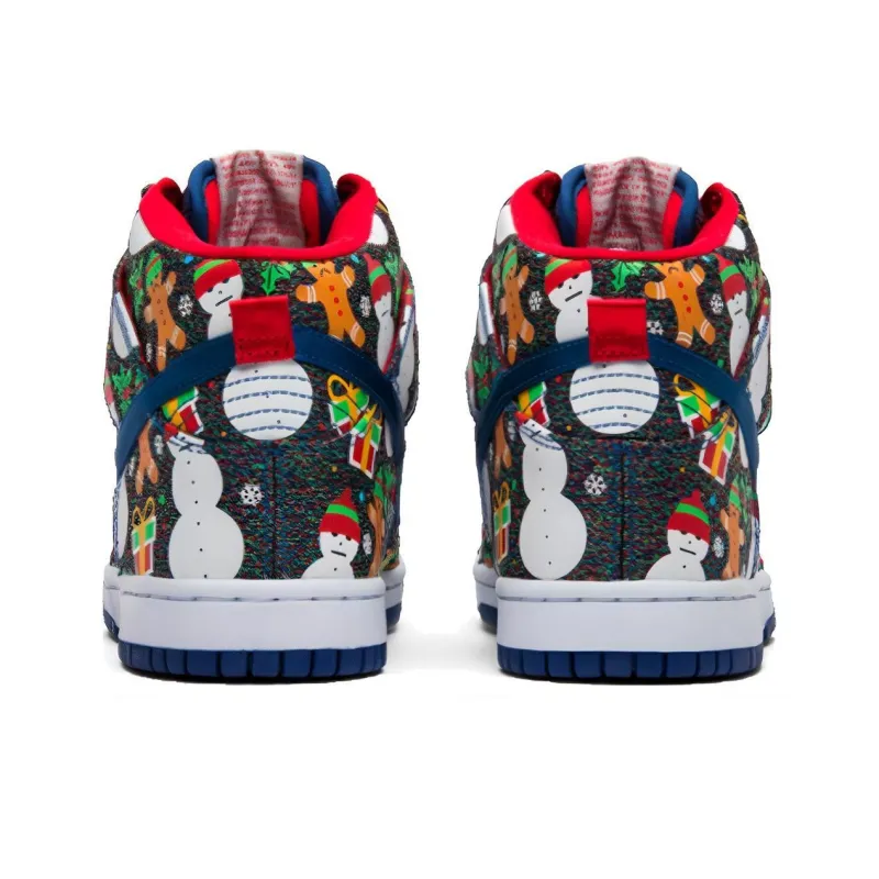 Nike SB Dunk High Concepts Ugly Christmas Sweater 2017 PS-5