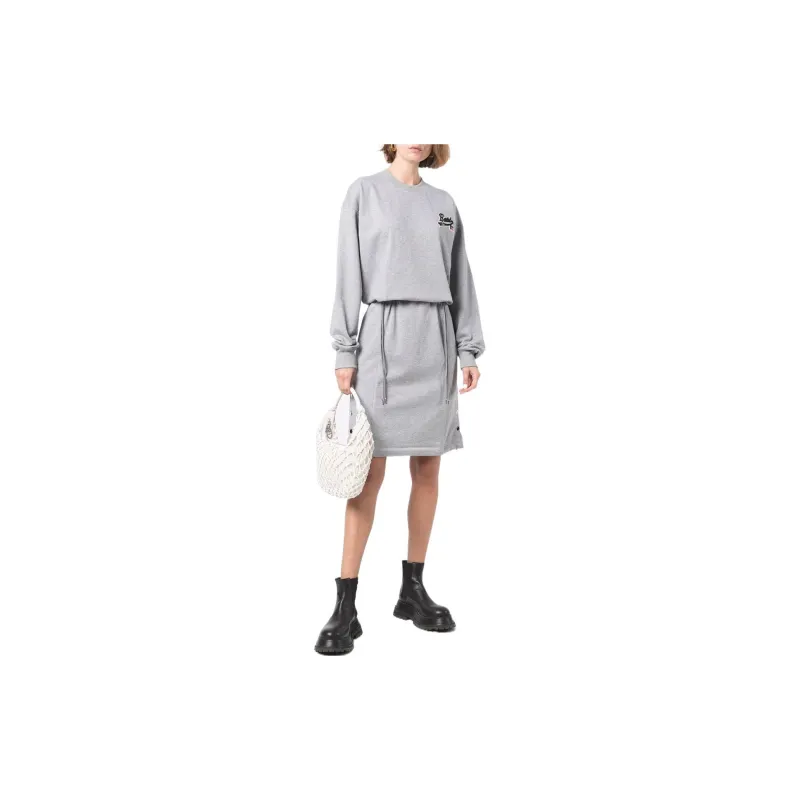 Russell Athletic X HUGO BOSS Long Sleeved Dresses Women's Gray-1