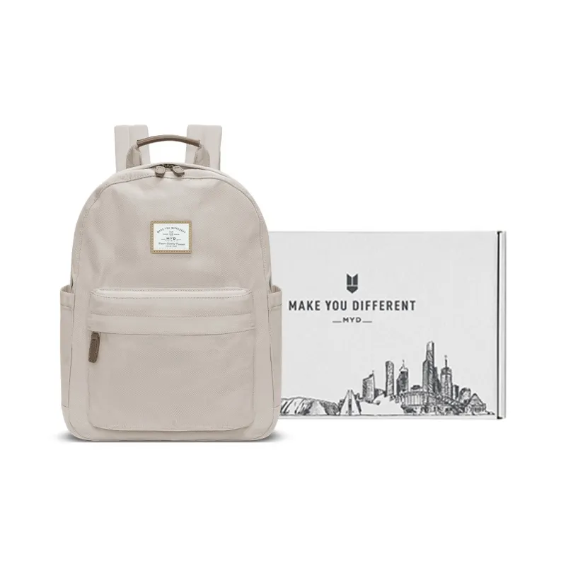 MYD Polyamide Backpack Large Size Unisex Kiwi/Sunflower Seed/Blackberry-12