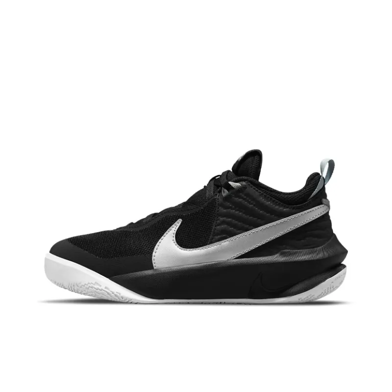 Nike Team Hustle D 10 Black Metallic Silver GS-0