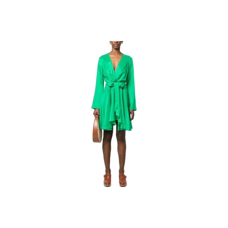 Forte Forte Long-Sleeved Dresses Women's Green-1