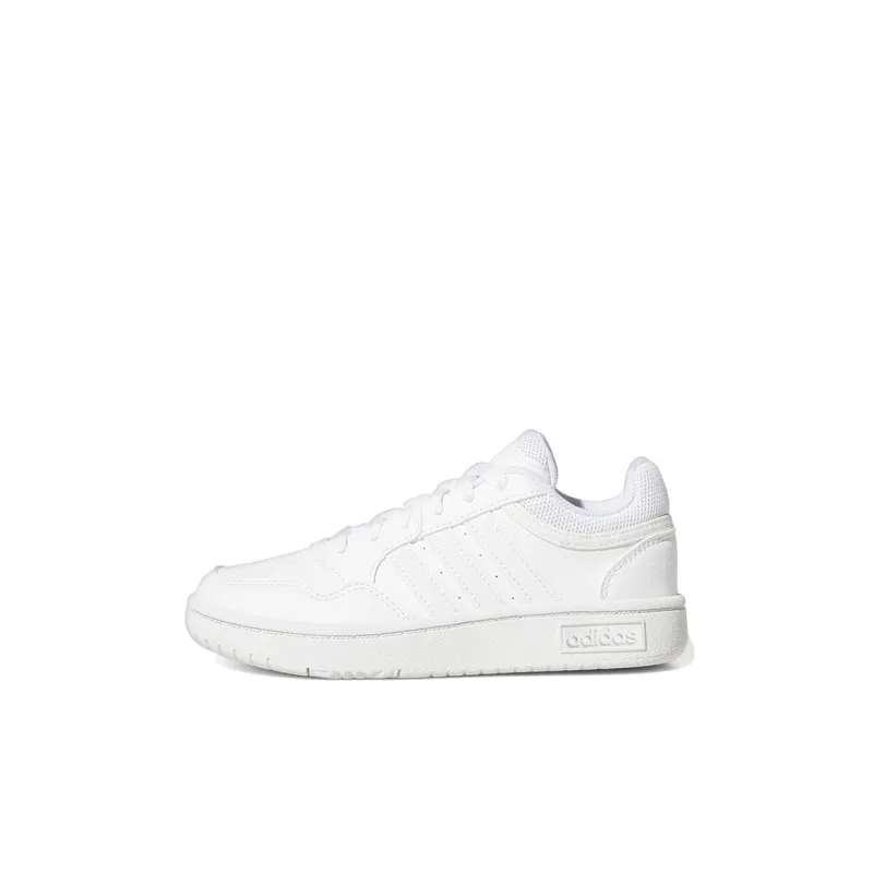 Adidas Hoops 3.0 J 'Triple White'-0