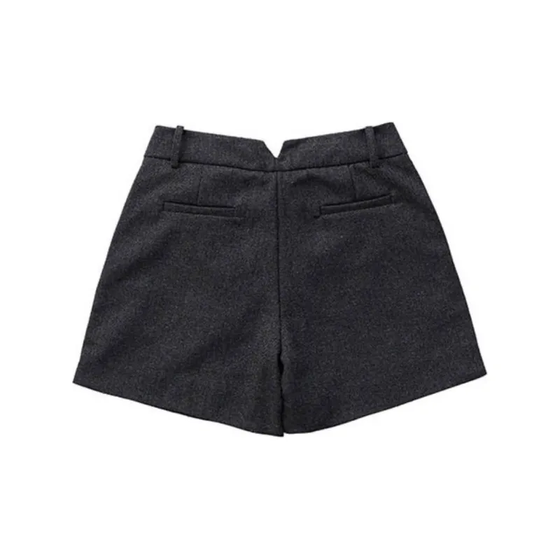 LIVINGTOWN Casual Shorts Unisex Dark Gray-1