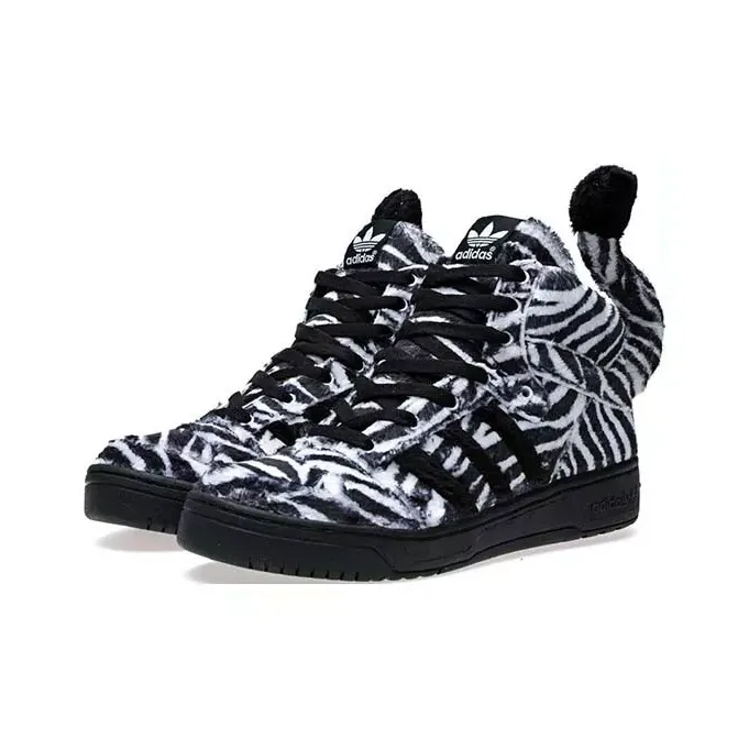Adidas Js Zebra Black White-2