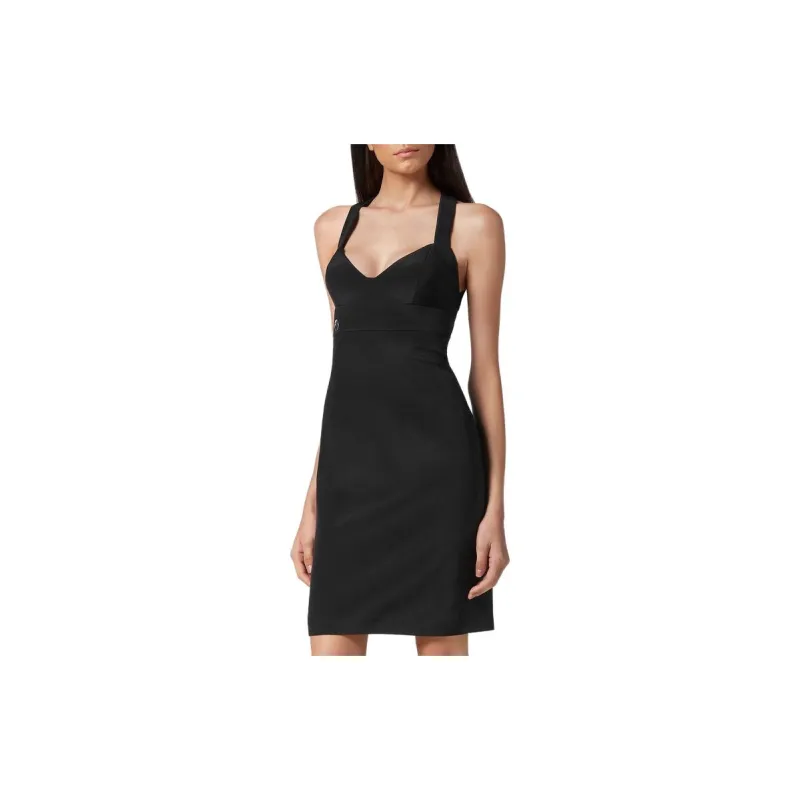 PHILIPP PLEIN Silk Mini Dress-1