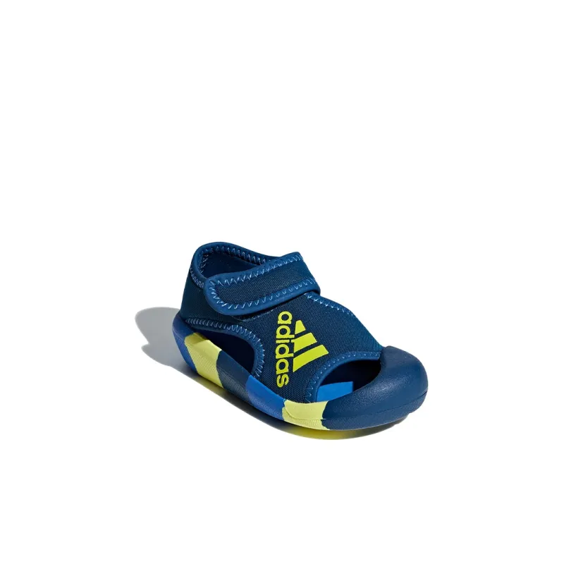 Adidas Neo Altaventure Breathable Low Top Outdoor Sandal Blue Yellow Infant And Toddler-2