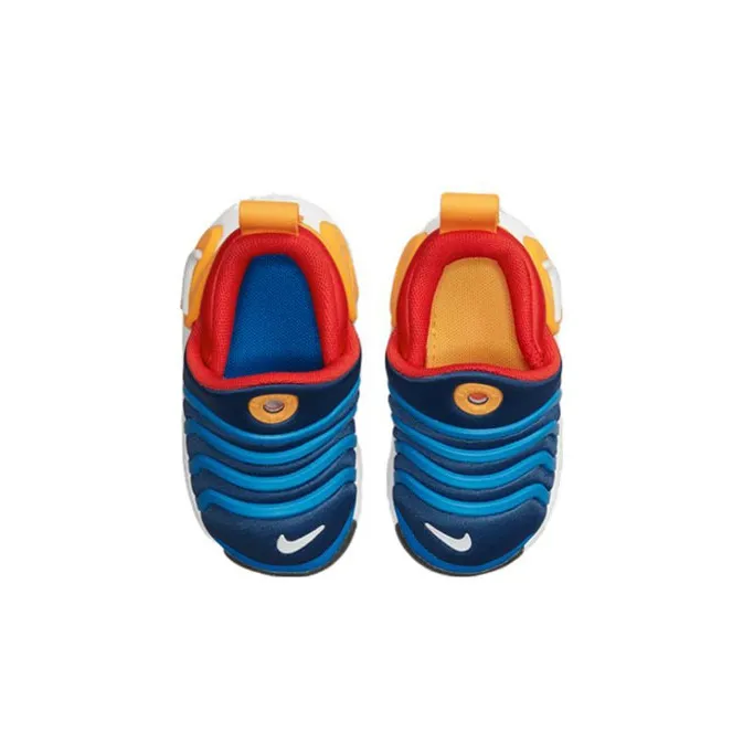 Nike Dynamo GO Flyease Abrasion Resistant Breathable Low Top Sports Casual Shoes Blue Infant And Toddler-3