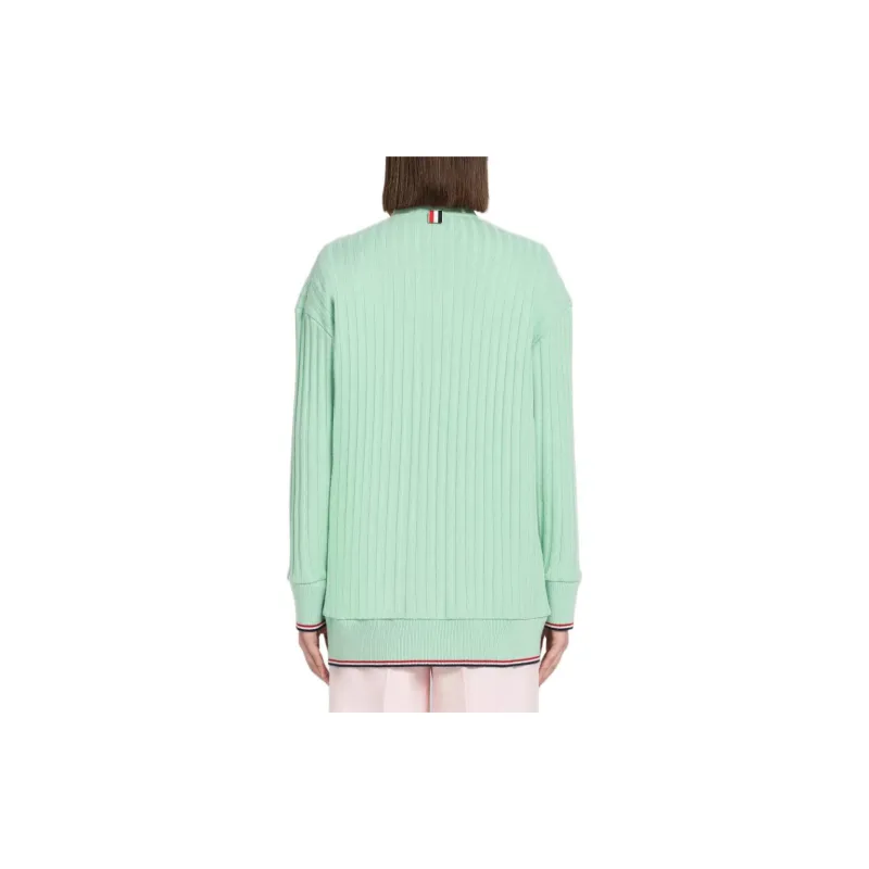 THOM BROWNE Cashmere Sweaters Women's Green-1