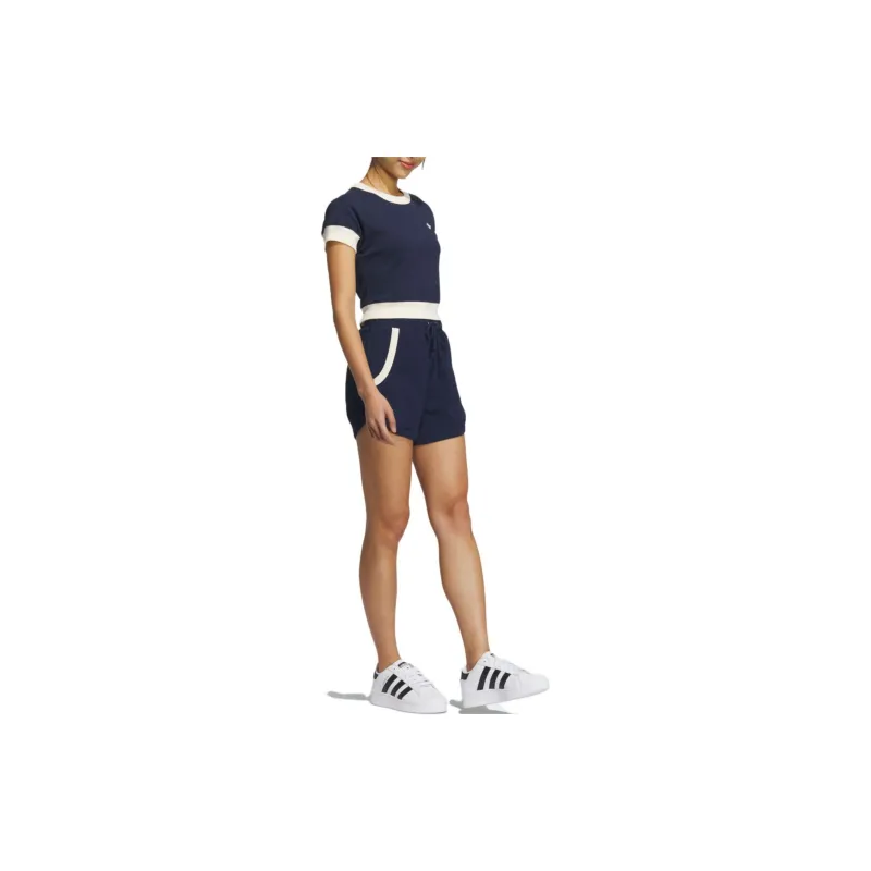 Adidas Originals Adidas Originals X Notitle Co branded Series Sports Shorts Women's Blue-3